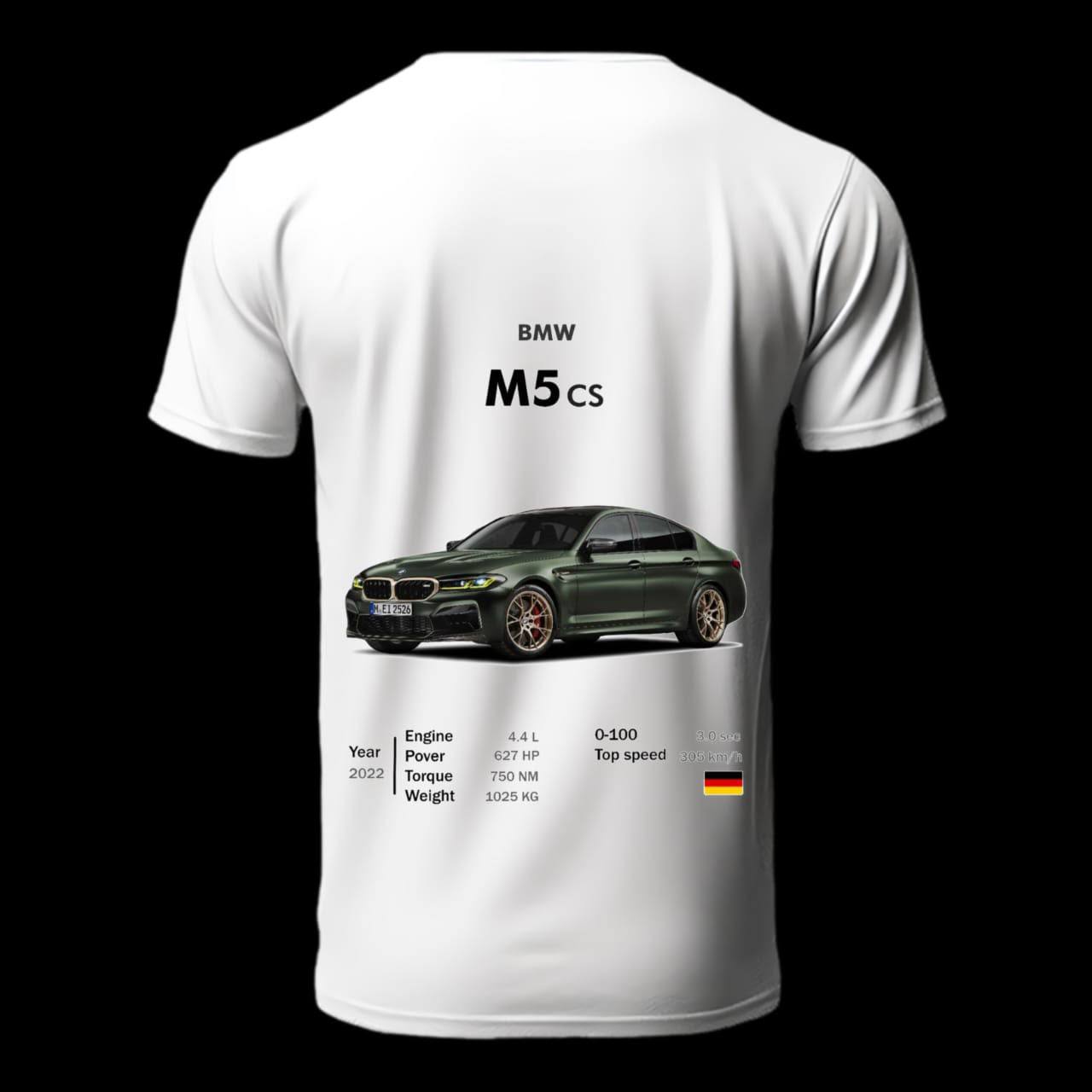 BMW M5 CS Isle of Man Green — White