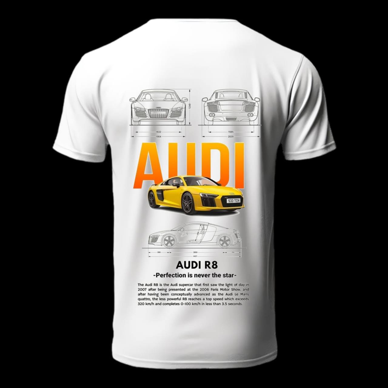 Audi R8 Yellow